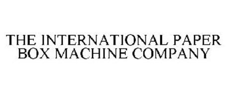 THE INTERNATIONAL PAPER BOX MACHINE COMPANY