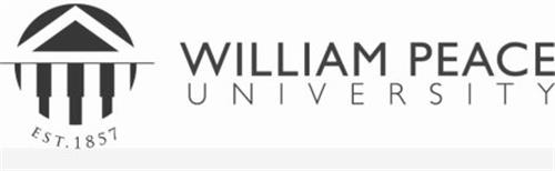 WILLIAM PEACE UNIVERSITY EST. 1857 Trademark of William Peace