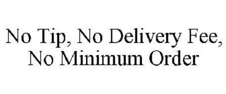 delivery fee minimum tip order trademark trademarkia alerts email