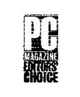 PC MAGAZINE EDITORS' CHOICE Trademark of ZIFF DAVIS, INC.. Serial ...