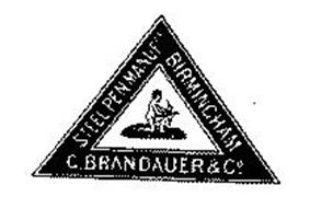 C. BRANDAUER & CO. STEEL PEN MANUF RS BIRMINGHAM