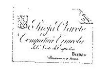 C.V.N.E. RIOJA CLARETE COMPANIA VINICOLA DEL NORTE DE ESPANA BILBOA ALMACENESEN FUNDADA EN 1879