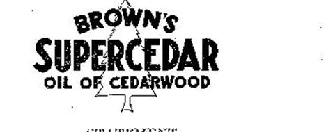BROWN'S SUPERCEDAR OIL OF CEDARWOOD