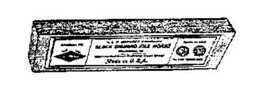 BLACK DIAMOND FILE WORKS G & H BARNETT COMPANY WARRANTED BEST REFINED CAST STEEL MADE IN U.S.A. ESTABLISHED 1863