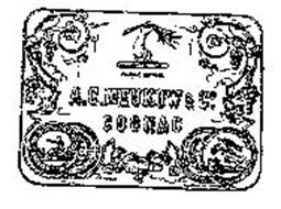 A.C. MEUKOW & CO COGNAC MARQUE DEPOSEE REGISTERED AT STATIONERS HALL