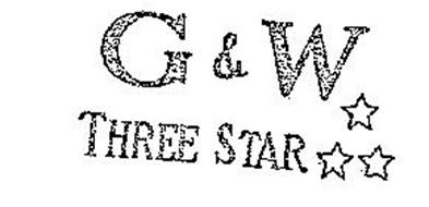 G & W THREE STAR