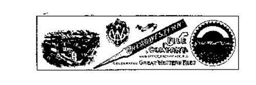 GREATWESTERN FILE COMPANY CELEBRATED FILES MAIN OFFICE PROVIDENCE, R.I. G.W.