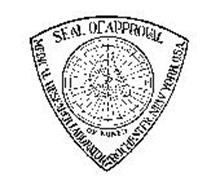 SEAL OF APPROVAL OF NONED MEDICAL REASEARCH LABORATORY ROCHESTER, NEW YORK U.S.A.