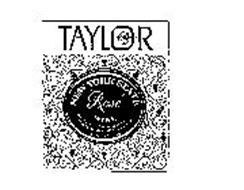 TAYLOR NEW YORK ROSE WINE PRODUCED & BOTTLED BY THE TAYLOR WINE CO. INC. ESTABLISHED 1880 HAMMONDSPORT, NEW YORK, USA ALCOHOL 12% BY VOLUME