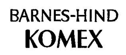 BARNES-HIND KOMEX