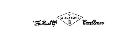 WISCASSETT YARN THE MARK OF EXCELLENCE