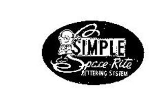SIMPLE SPACE-RITE LETTERING SYSTEM
