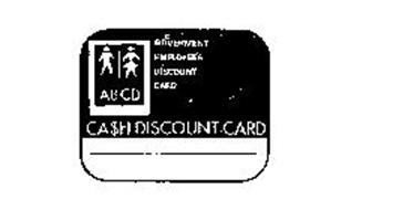 ABCD CASH DISCOUNT CARD