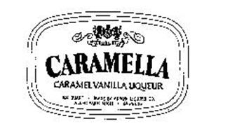 HEUBLEIN CARAMELLA CARAMEL VANILLA LIQUEUR 3/4 QUART . MADE BY ARROW LIQUORS CO ALLEN PARK MICH - SA PROOF