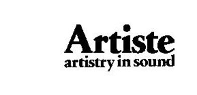 ARTISTE ARTISTRY IN SOUND