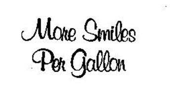 MORE SMILES PER GALLON