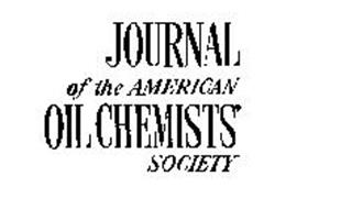 JOURNAL OF THE AMERICAN OIL CHEMISTS' SOCIETY