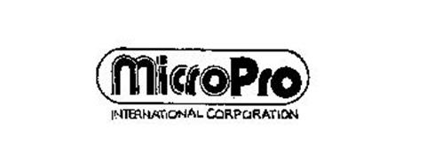 MICROPRO INTERNATIONAL CORPORATION