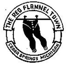 THE RED FLANNEL TOWN CEDAR SPRINGS MICHIGAN