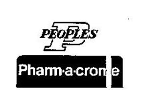 P PEOPLES PHARM-A-CROME