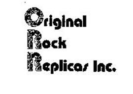 ORIGINAL ROCK REPLICAS INC.