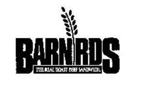 BARN RDS THE REAL ROAST BEEF SANDWICH.
