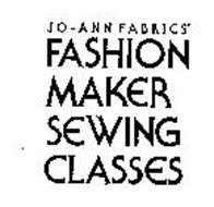 JO-ANN FABRICS' FASHION MAKER SEWING CLASSES