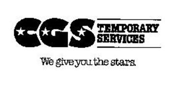 CGS TEMPORARY SERVICES WE GIVE YOU THE STARS.