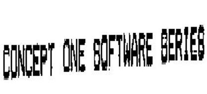 CONCEPT ONE SOFTWARE SERIES