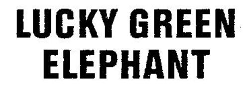 LUCKY GREEN ELEPHANT