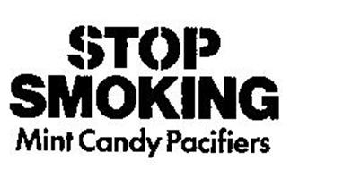 STOP SMOKING MINT CANDY PACIFIERS