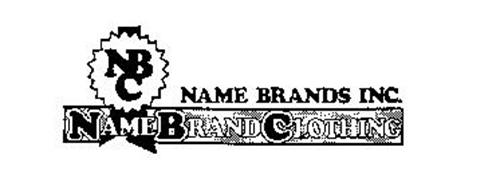 NBC NAME BRANDS INC. NAME BRAND CLOTHING