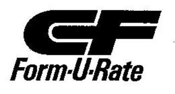 CF FORM-U-RATE