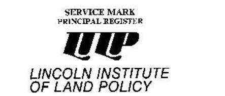 LINCOLN INSTITUTE OF LAND POLICY LILP