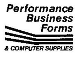 PERFORMANCE BUSINESS FORMS & COMPUTER SUPPLIES