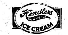 HENDLERS "THE VELVET KIND" ICE CREAM