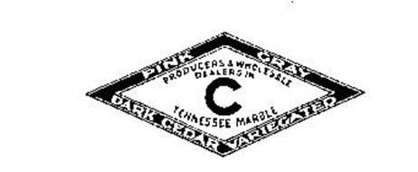 C PRODUCERS & WHOLESALE DEALERS IN TENNESSEE MARBLE PINK GRAY DARK CEDAR VARIEGATED