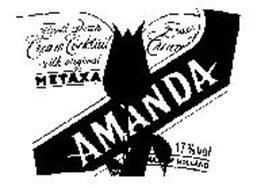 AMANDA FINEST DUTCH CREAM COCKTAIL WITH ORIGINAL METAXA