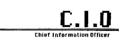 C.I.O CHIEF INFORMATION OFFICER