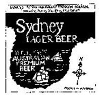 SYDNEY LAGER BEER 12FL OZ/355ML AUSTRALIAN PREMIUM BEER