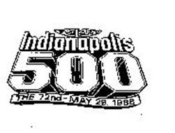 INDIANAPOLIS 500 THE 72ND - MAY 29, 1988