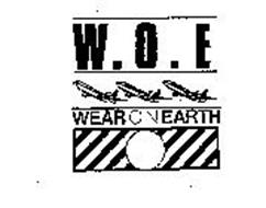 W.O.E. WEAR ON EARTH