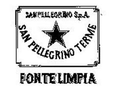 SANPELLEGRINO S.P.A. SAN PELLEGRINO TERME FONTE LIMPIA