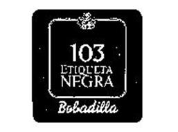 103 ETIQUETA NEGRA BOBADILLA