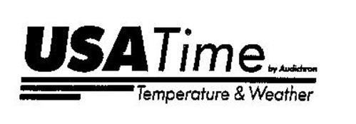 USA TIME BY AUDICHRON TEMPERATURE & WEATHER