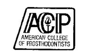 ACP AMERICAN COLLEGE OF PROSTHODONTISTS
