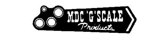 MDC 'G' SCALE PRODUCTS