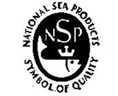 NSP NATIONAL SEA PRODUCTS SYMBOL OF QUALITY