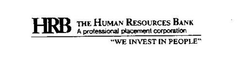 HRB THE HUMAN RESOURCES BANK A PROFESSIONAL PLACEMENT CORPORATION 