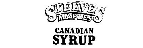 STEEVES MAPLES CANADIAN SYRUP